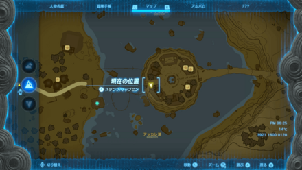 ジョチイヒガの祠の受注場所マップ