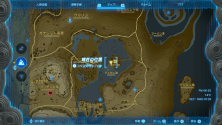 ジョチイヒガの祠の受注場所マップ