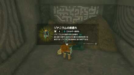 ゾナニウムの前垂れの入手方法