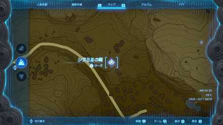 シフミミの祠のマップ詳細