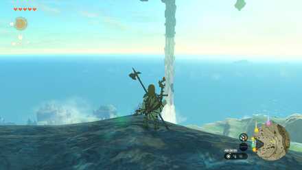 ダイブする場所の位置画像