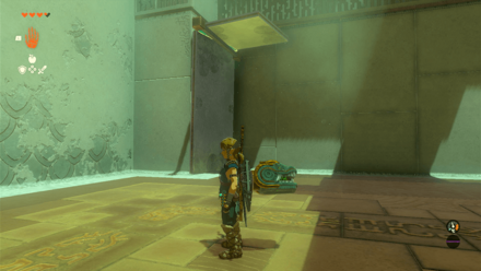 2つの板を組み合わせて立てかける