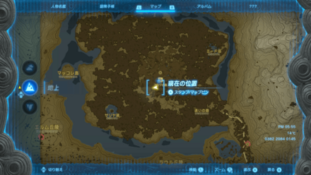 ニンジシの祠の受注場所マップ