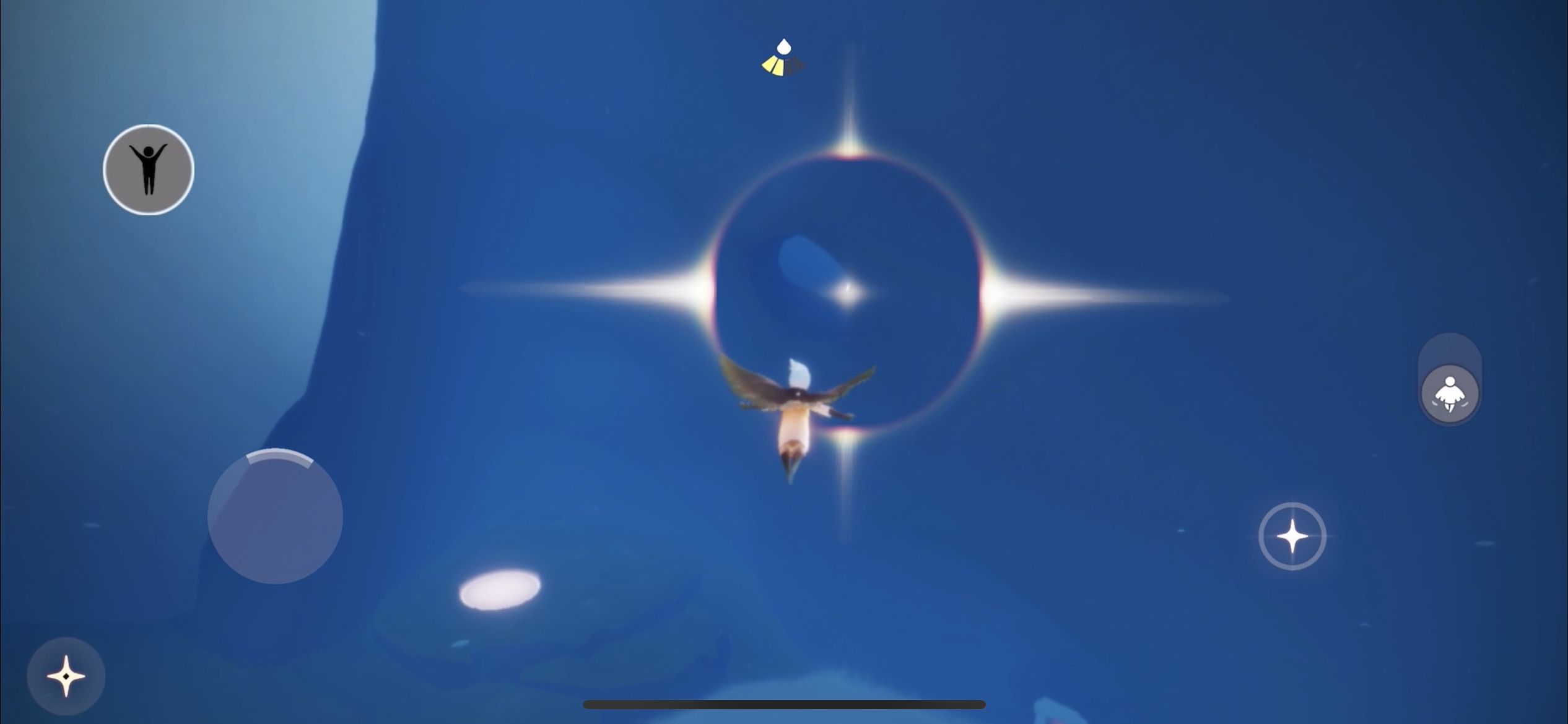 壁面にある穴の中