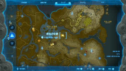 クラカタの祠の受注場所マップ