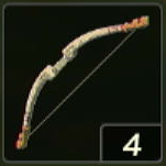 古びた木の弓