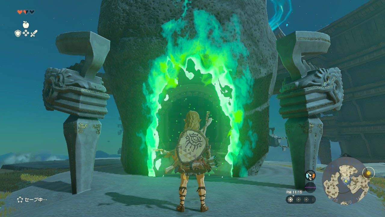 ウコウホの祠の入口