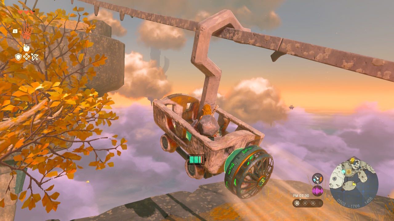 フック付きトロッコ