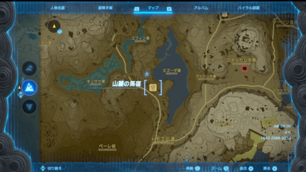 山麓の馬宿の詳細マップ