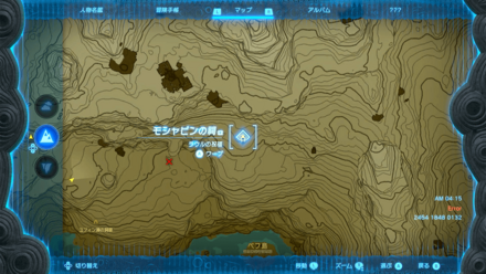 モシャピンの祠のマップ詳細