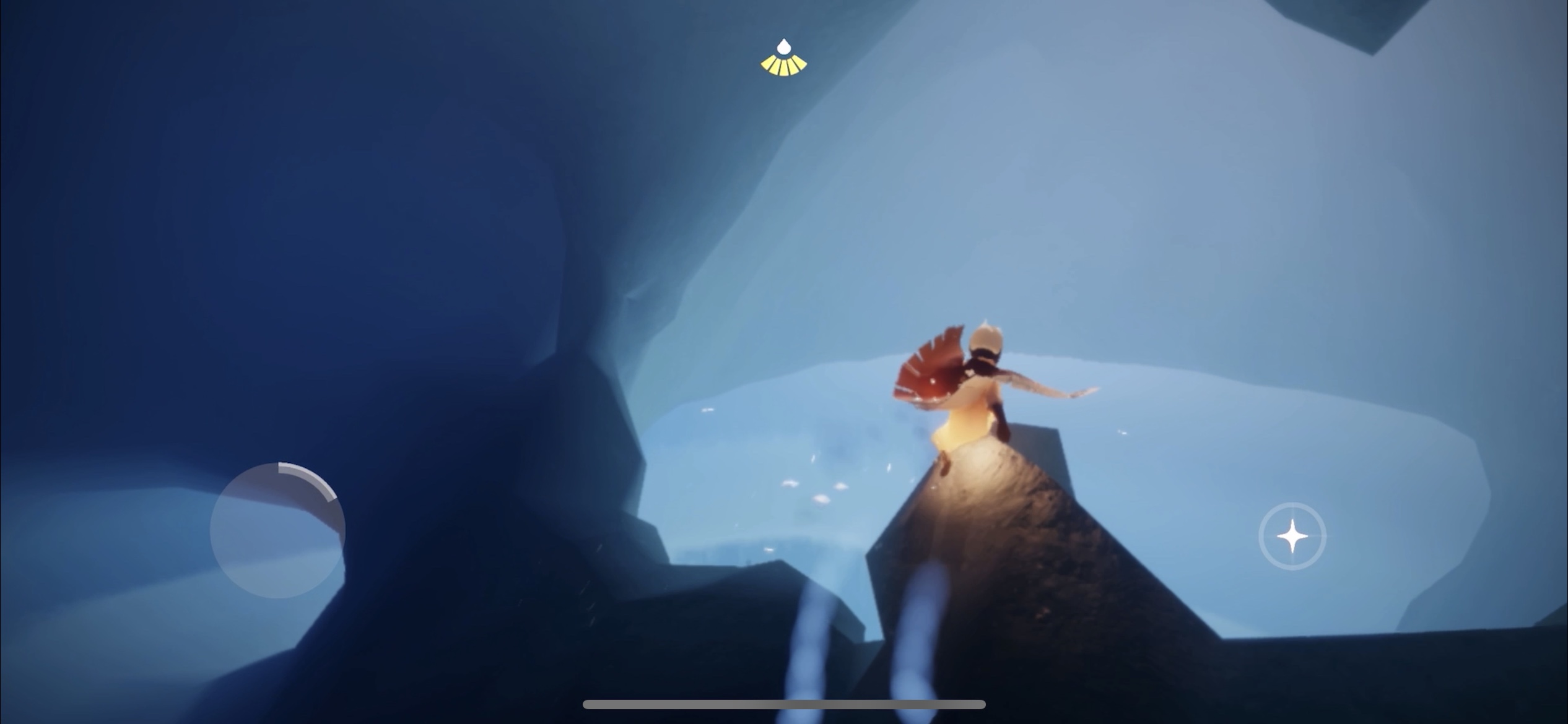 坂道を下まで降りる