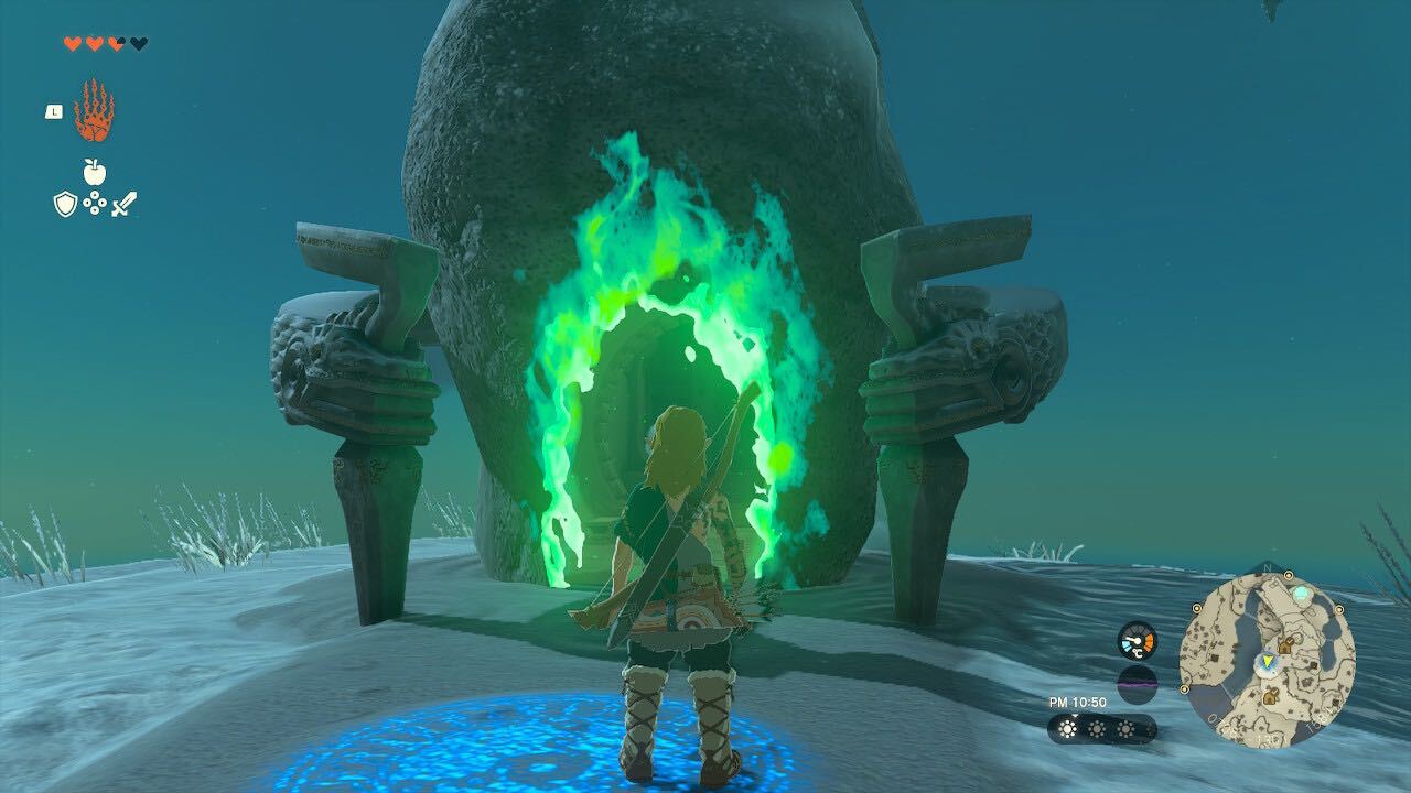 グタンバチの祠の入口