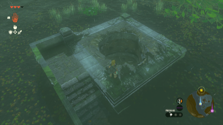 賢者の神殿地下の洞窟の入り口画像