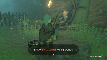 "キレイな石と金のリンゴの攻略"