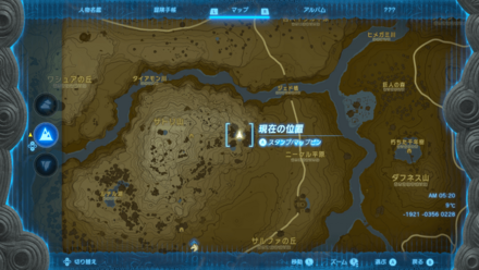 ソナパノの祠のマップ詳細