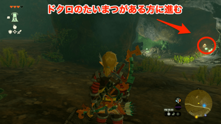 ドクロのたいまつ