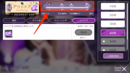 アウトドアChallengeの進め方