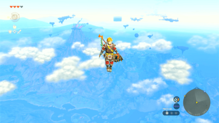 サハスーラ平原鳥望台から高く飛び上がる