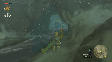 ヘブラ水源の洞窟の入り口画像