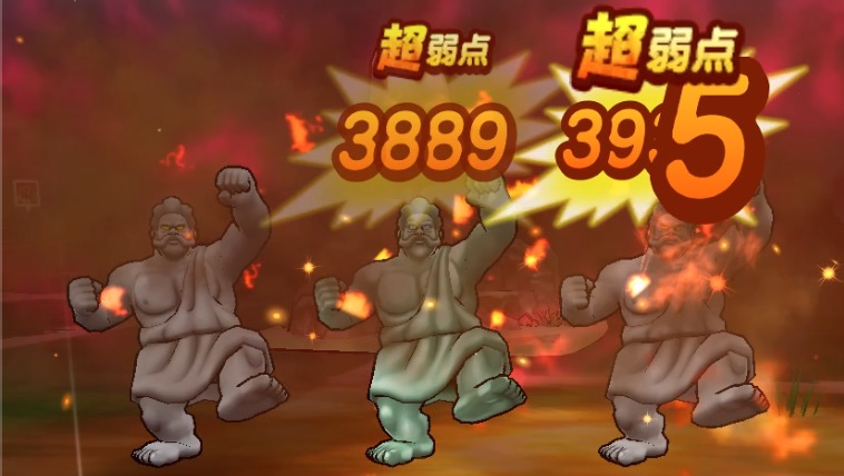 攻撃力二段階アップ時の火力