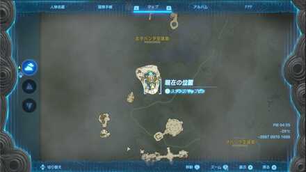 ガアヒササの祠のマップ詳細