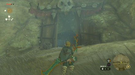 タバンタヒルの洞窟の入り口画像