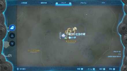 タウンヒヨの祠のマップ詳細