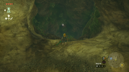 ラブラー山の洞窟の入り口画像