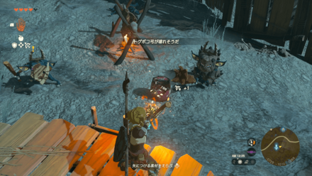 爆弾ダルで倒す