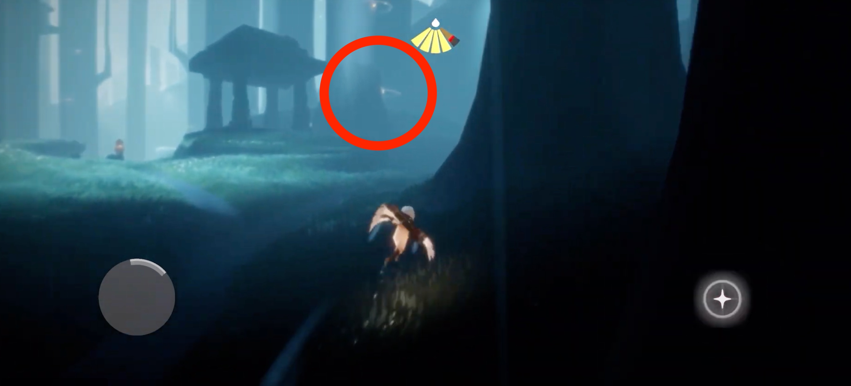 クラゲを使って上に行く