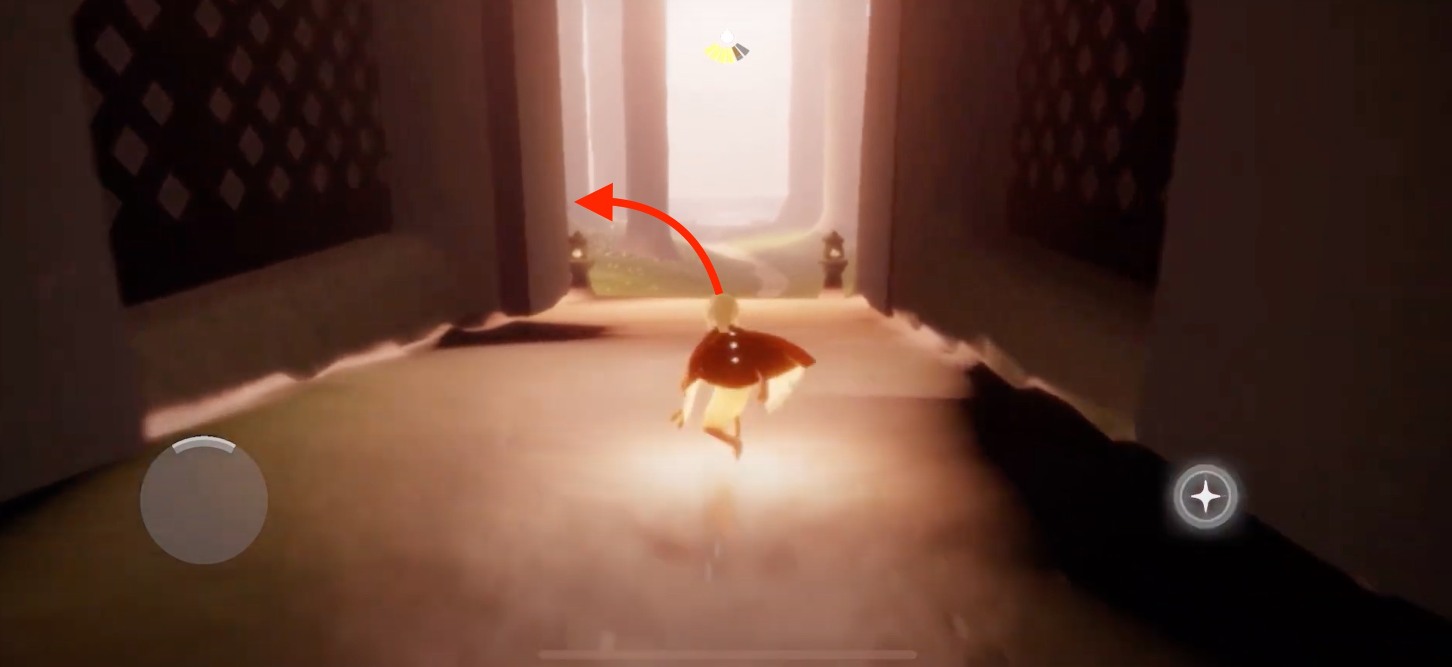 お祈りエリア左側