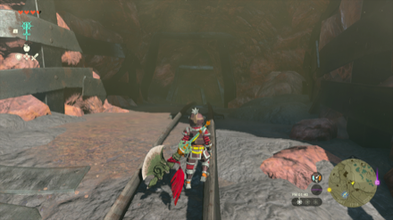 レストラン東の坑道の入り口画像