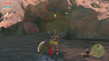 レストラン西の坑道の入り口画像