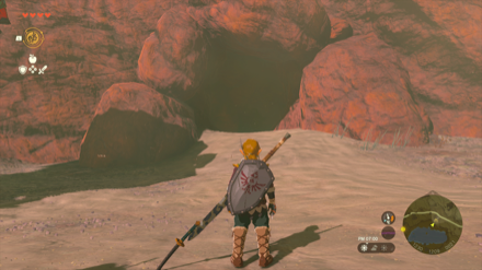 ルピ湖の洞窟の入り口画像