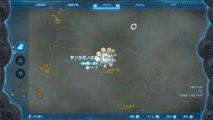 ヤンサミノの祠のマップ詳細