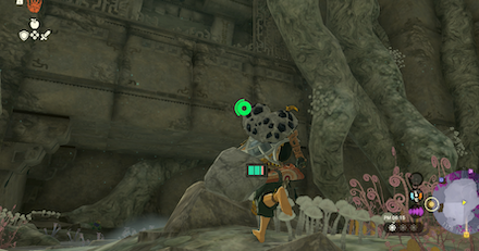 奥まで進みトーレルーフで上に登る