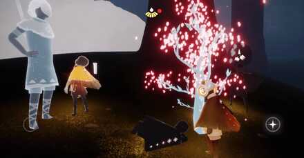 若木を見つけたら若木付近に60秒間留まる