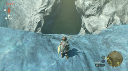 ゾラ台地の抜け道の入り口画像