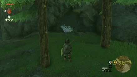 オーレン橋たもとの洞窟の入り口画像