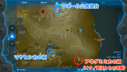 アネダミミカの祠行き方