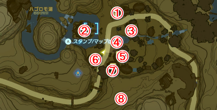 カカリコ村のマップ