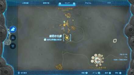 ジョシウの祠の受注場所マップ