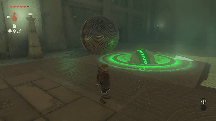 白い球を穴にはめてクリア