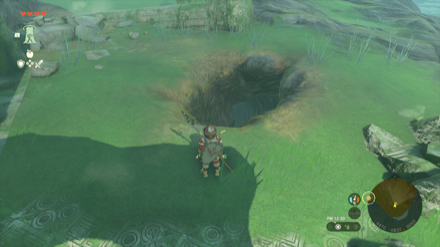 ターム岬の洞窟の入り口画像