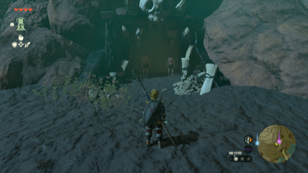 山麓の魔窟の入り口画像