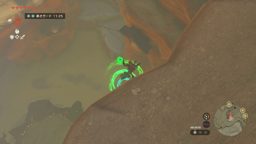 ロツマムの祠に向かう