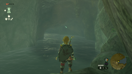 ラネール湿原への抜け道の入り口画像