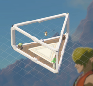 三角の部屋(家具付き)