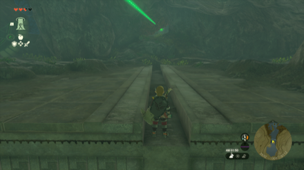 ラネール参道南の洞窟の入り口画像