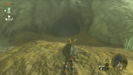 エキスパの森の洞窟の入り口画像